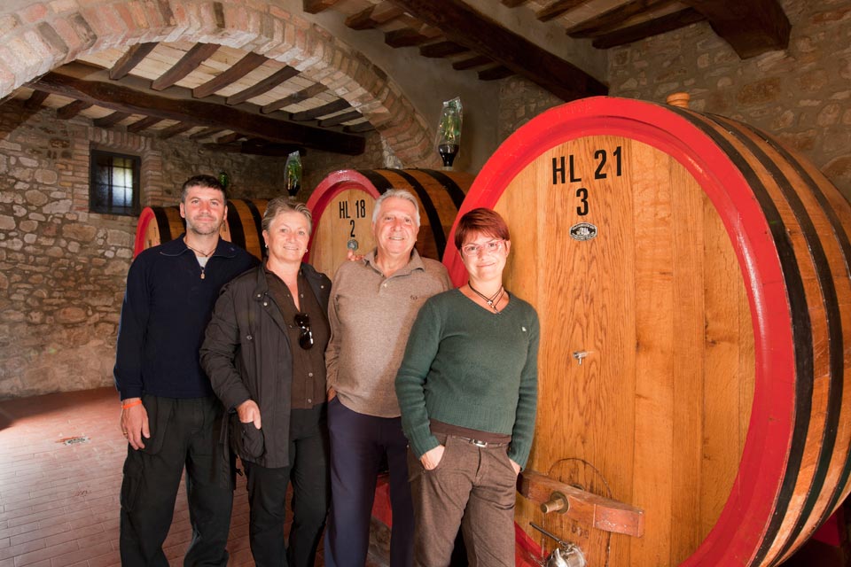 The Salvioni in the winery